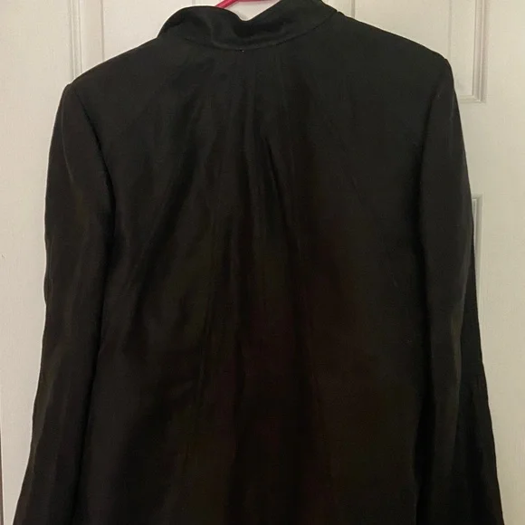 Vintage Linda Allard Ellen Tracy Classic Black Women's Blazer - Picture 11 of 11